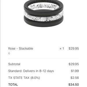 Groove life stackable ring size 6